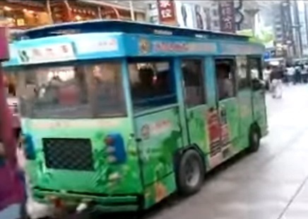 Автобус в Шанхае