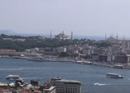 Вид на Стамбул с галатской башни